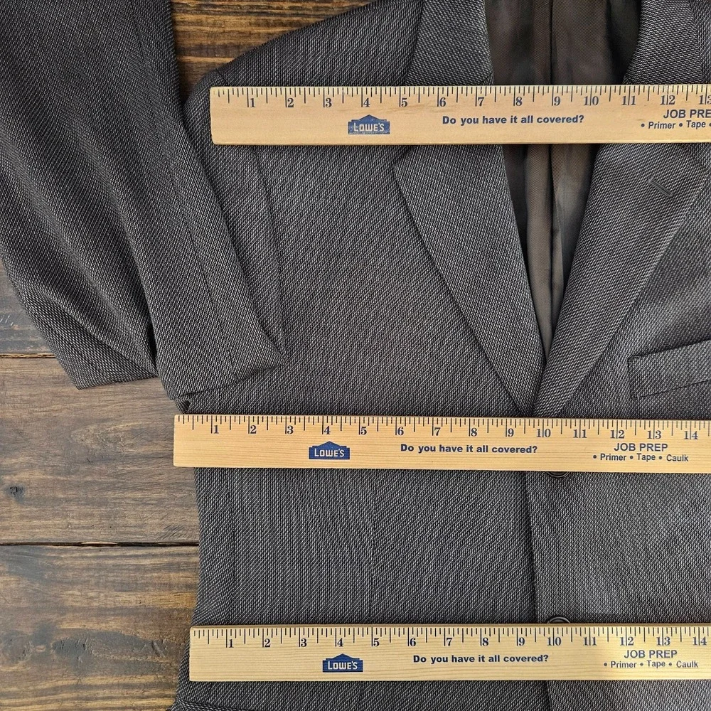 Calvin Klein Men's‎ Sport Coat Blazer Three Button Brown Wool Size 40S